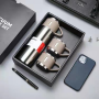 Set bình kèm cốc giữ nhiệt sang trọng lịch sự có hộp đựng quai xách