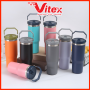 Bình giữ nhiệt 900ml quai xách tiện lợi ống hút tích hợp với nắp