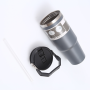 Bình giữ nhiệt 900ml quai xách tiện lợi ống hút tích hợp với nắp