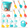 Đồ chơi xúc cát đi biển cho bé 18 chi tiết tặng túi lưới đựng tiện lợi
