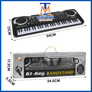 Đàn piano đồ chơi cho bé 61 phím tặng kèm sạc tích điện và mic thu âm