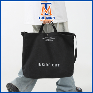Phụ kiện túi tote thời trang chất liệu vải canvas