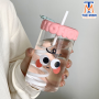 Bình thủy tinh Hoho dung tích 520ml chất liệu thủy tinh
