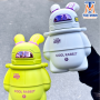 Ly giữ nhiệt tâp uống cho bé Thỏ cao cấp dung tích 430ml kèm dây đeo tiện lợi