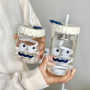 Bình thủy tinh Hoho dung tích 520ml chất liệu thủy tinh