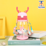 Bình nước nhựa tập uống 600ml nhựa nguyên sinh an toàn cho bé kèm dây đeo