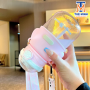 Bình nước nhựa nắp gấu 650ml
