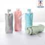 Bình nước nhựa gấp gọn thể thao 600ml