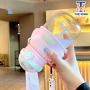 Bình nước nhựa nắp gấu 650ml