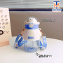 Bình nước nhựa nắp gấu 650ml