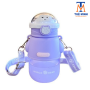 Bình nước nhựa nắp gấu 650ml