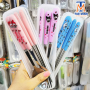 Sét 3 thìa dũa dĩa hoạt hình inox cho bé